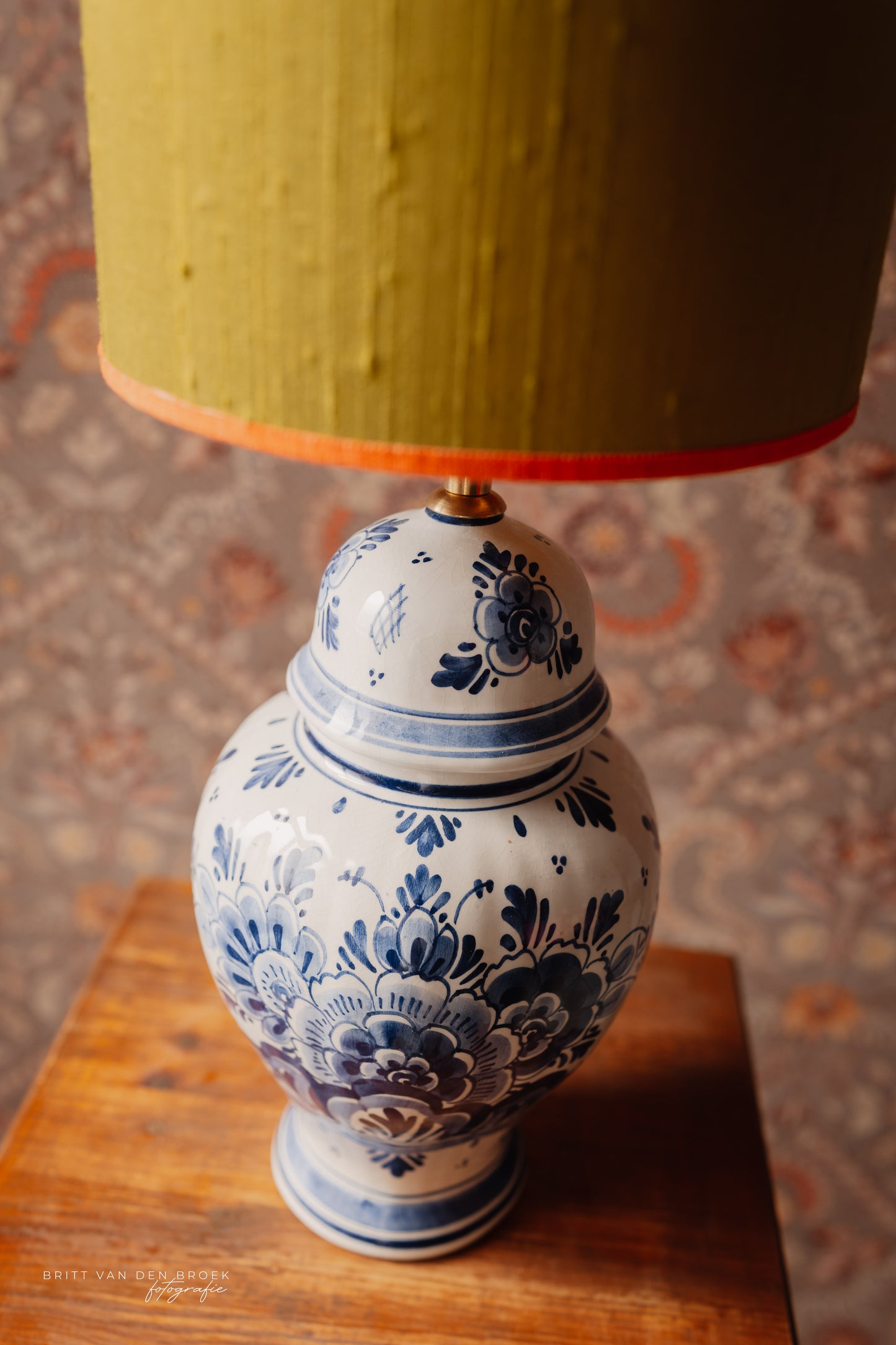 Delftsblauwe lampenvoet