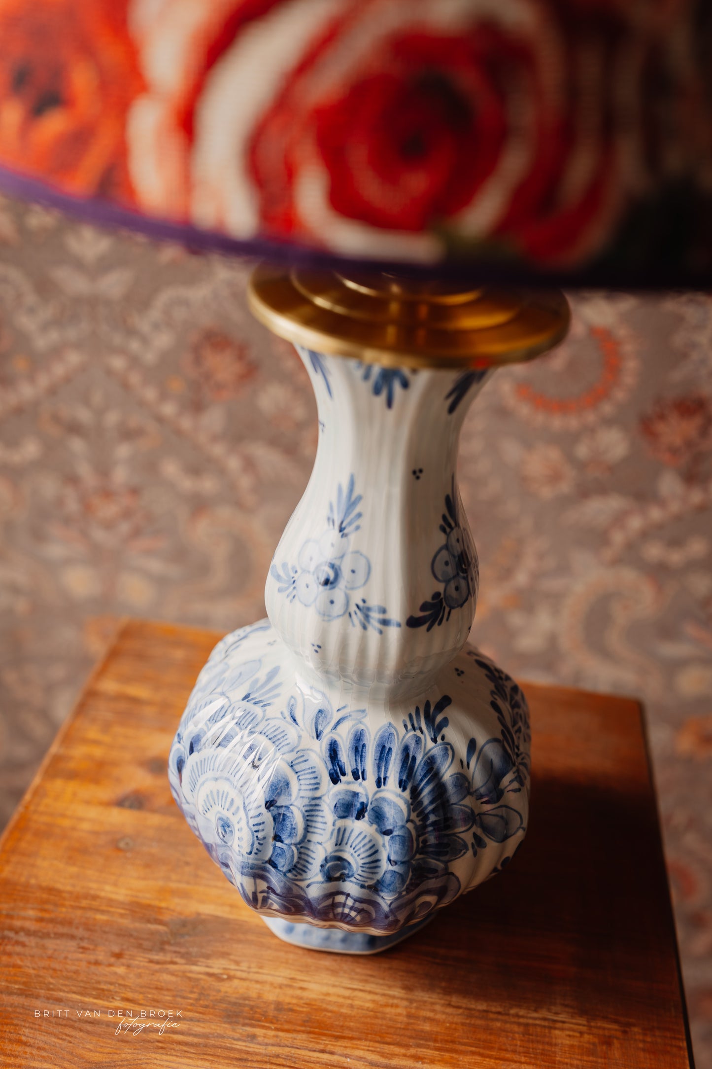 Delftsblauwe lampenvoet