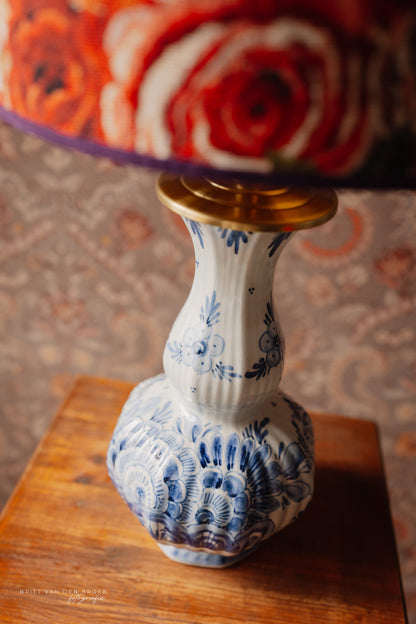 Delftsblauwe lampenvoet