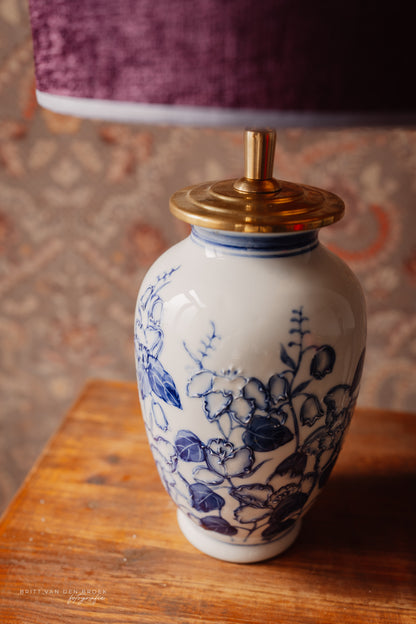 Delftsblauwe lampenvoet