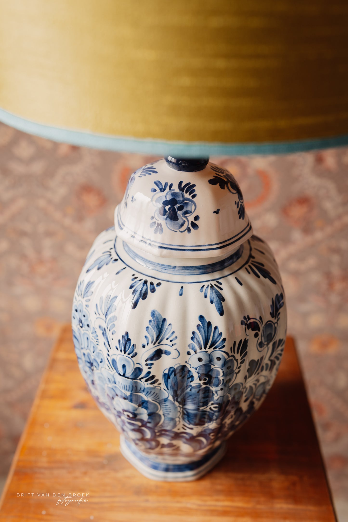 Delftsblauwe lampenvoet