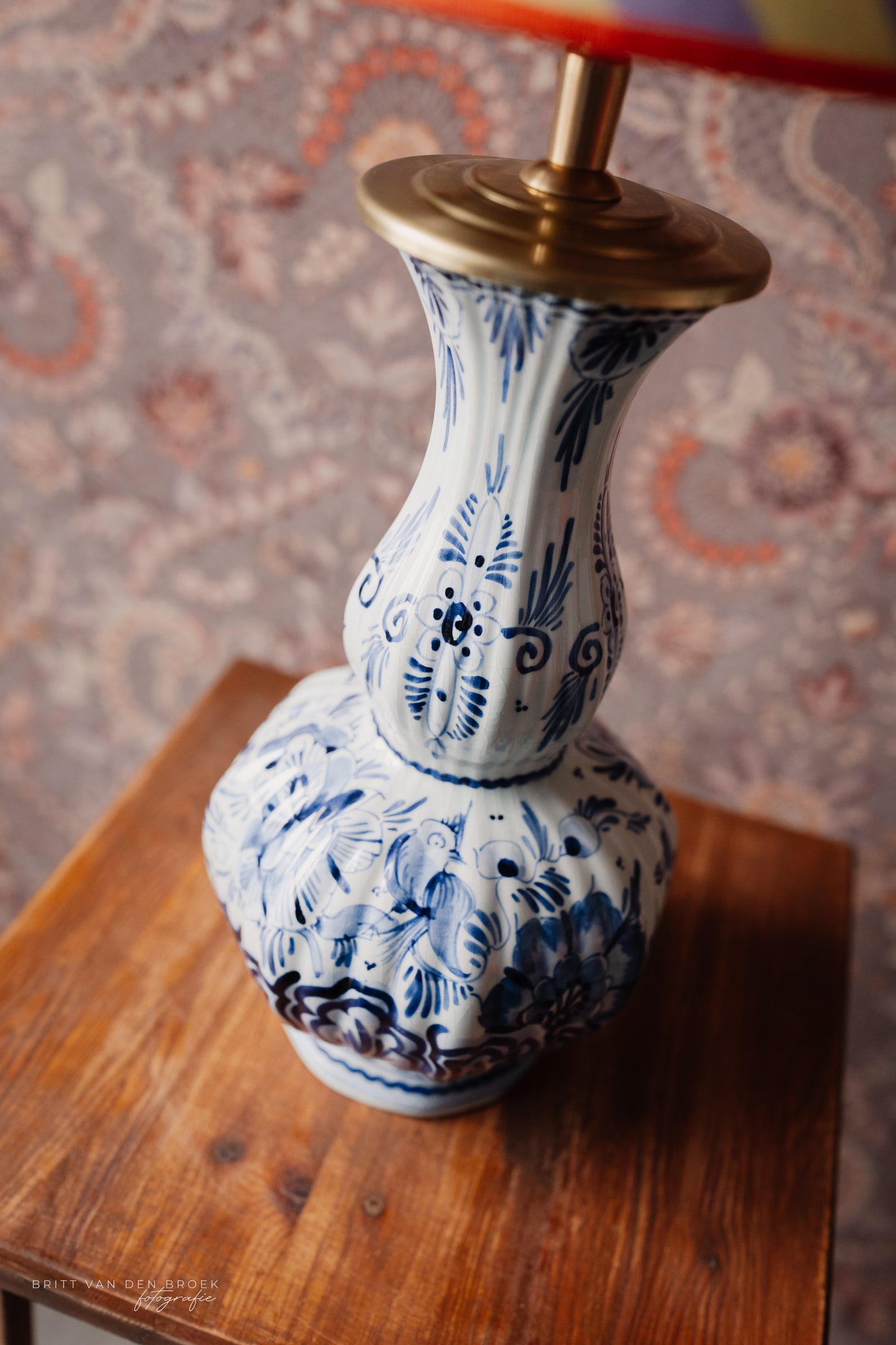 Delftsblauwe lampenvoet