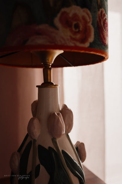 Lampenvoet vaas tulpen (licht)