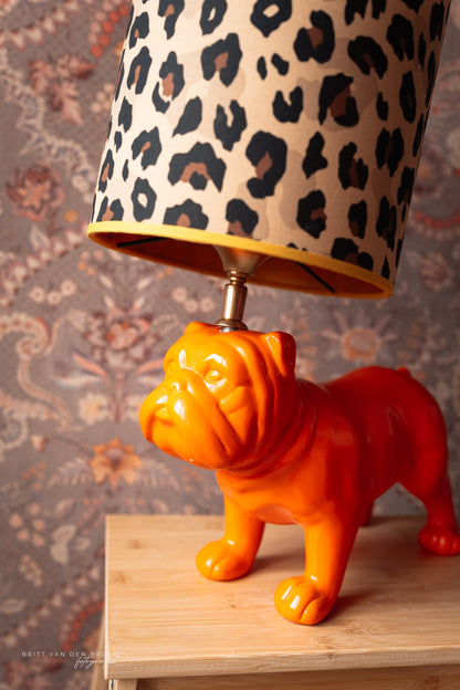 Lampenvoet hond oranje