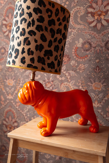 Lampenvoet hond oranje
