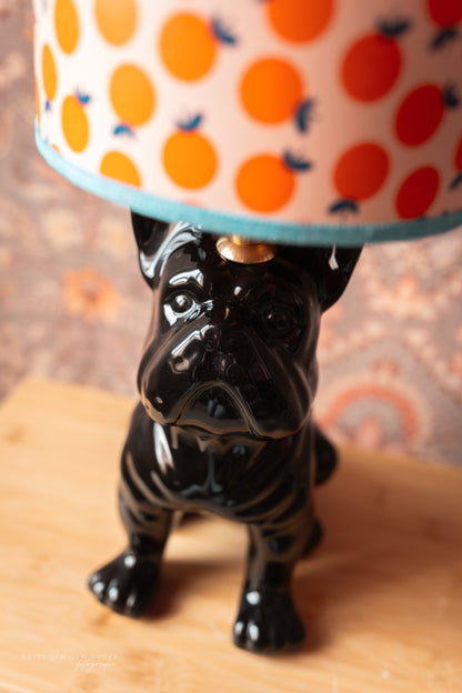 Lampenvoet hond zwart