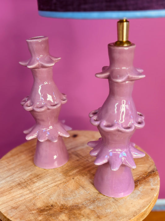 Lampenvoet lila (rechts)