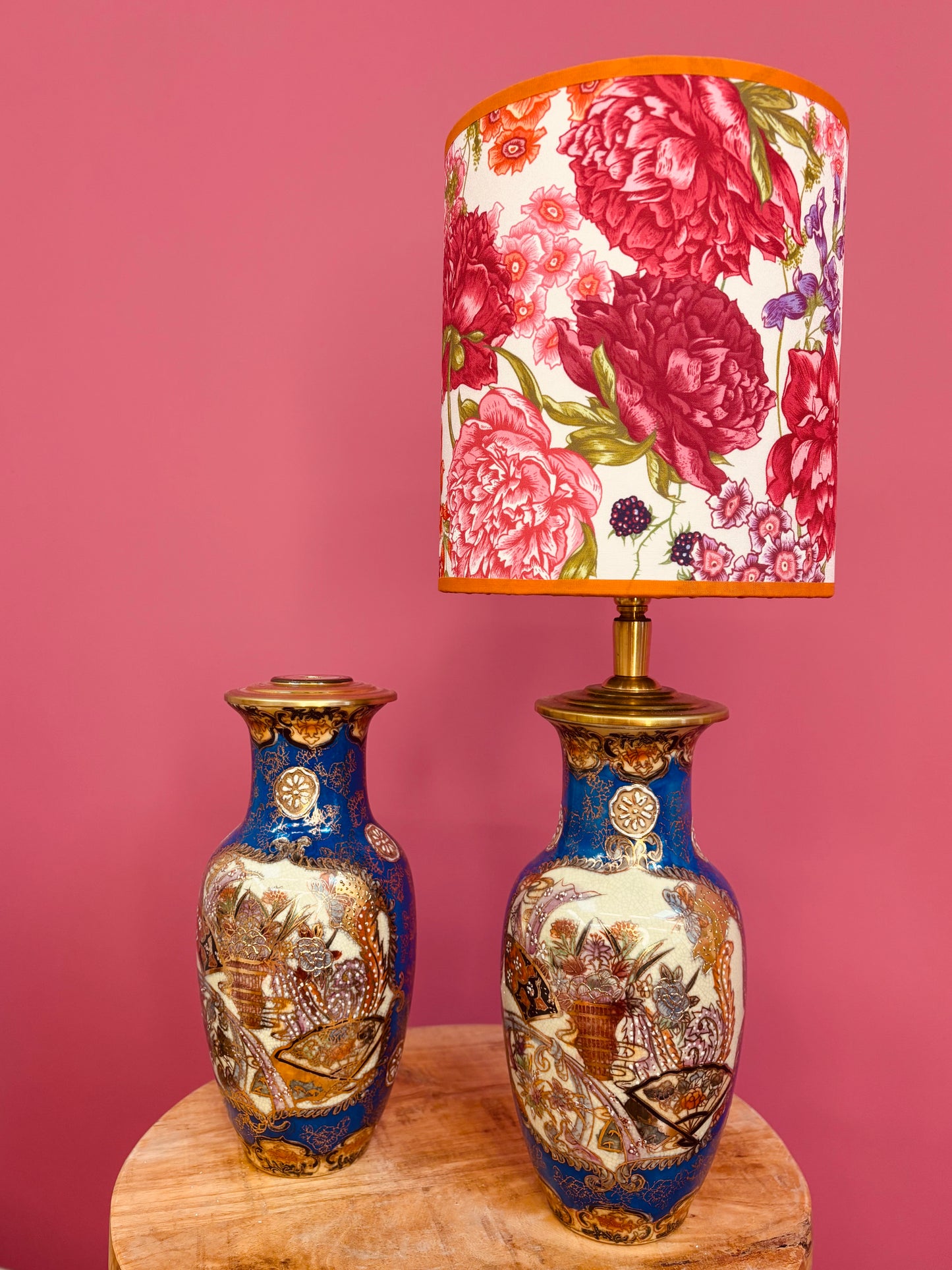 Lampenvoet blauw (rechts)