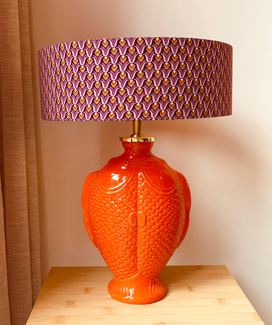 Lampenvoet oranje vis