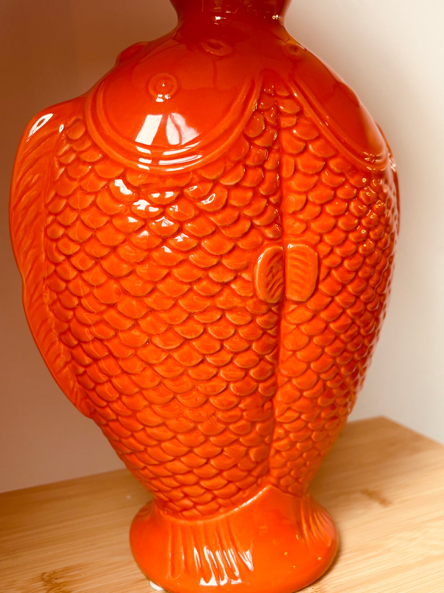 Lampenvoet oranje vis