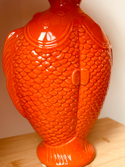 Lampenvoet oranje vis