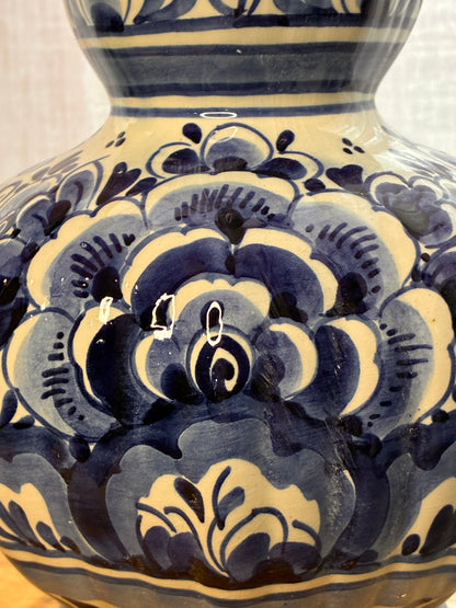 Delftsblauwe lampenvoet (rechts)