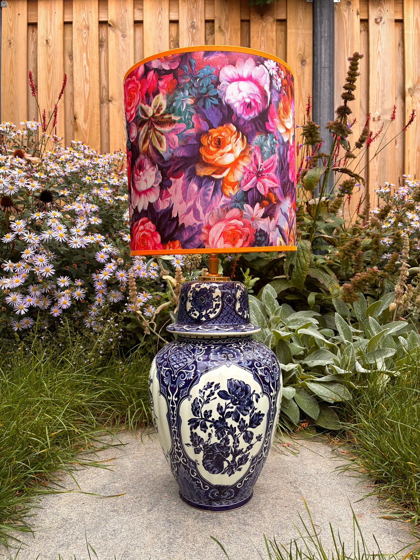 Delftsblauwe lampenvoet