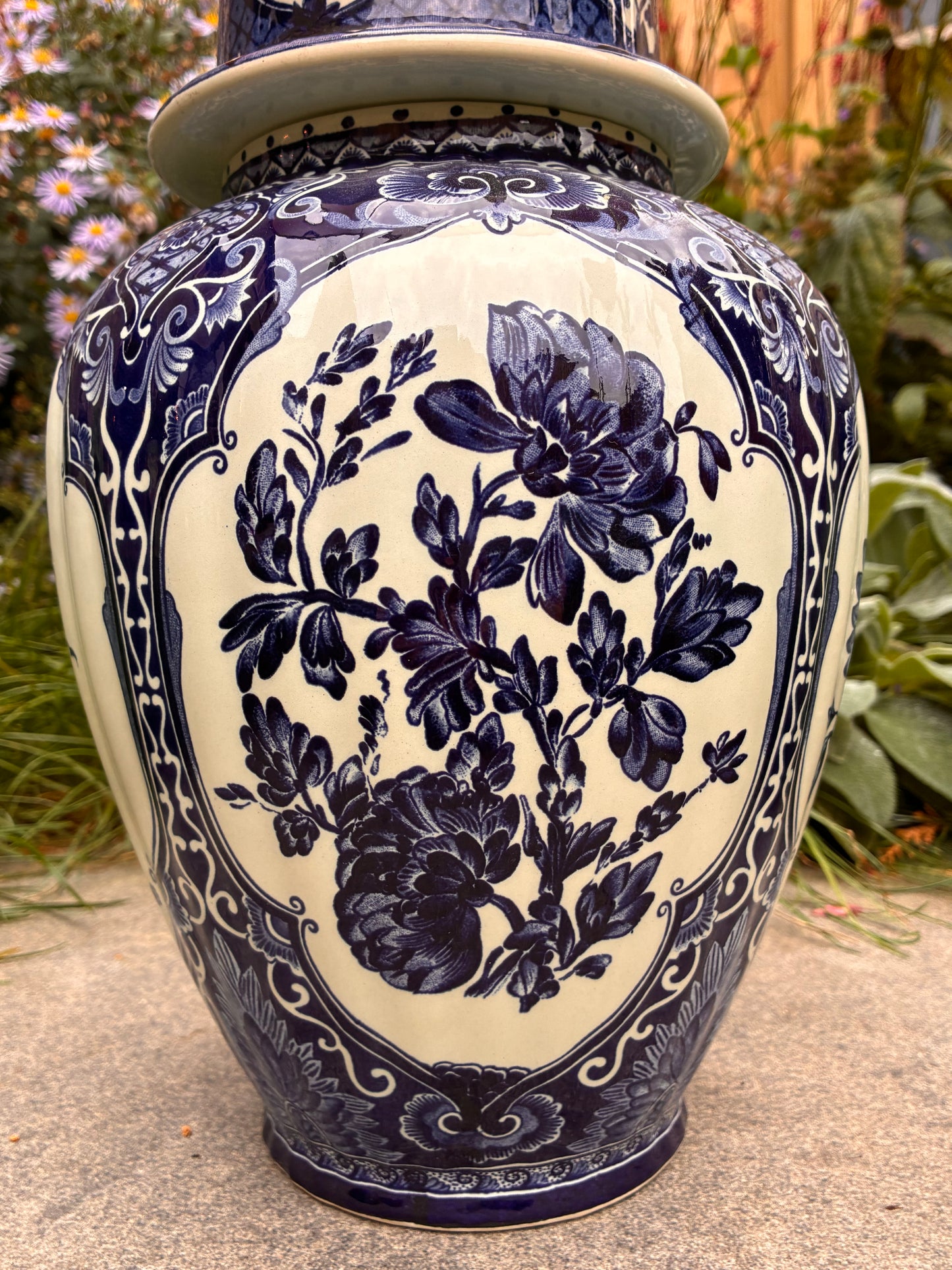 Delftsblauwe lampenvoet