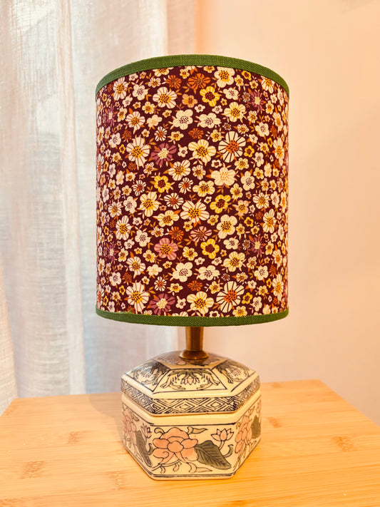 Lampenvoet van porseleinen dekselbakje