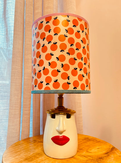 Lampenvoet van porseleinen gezicht