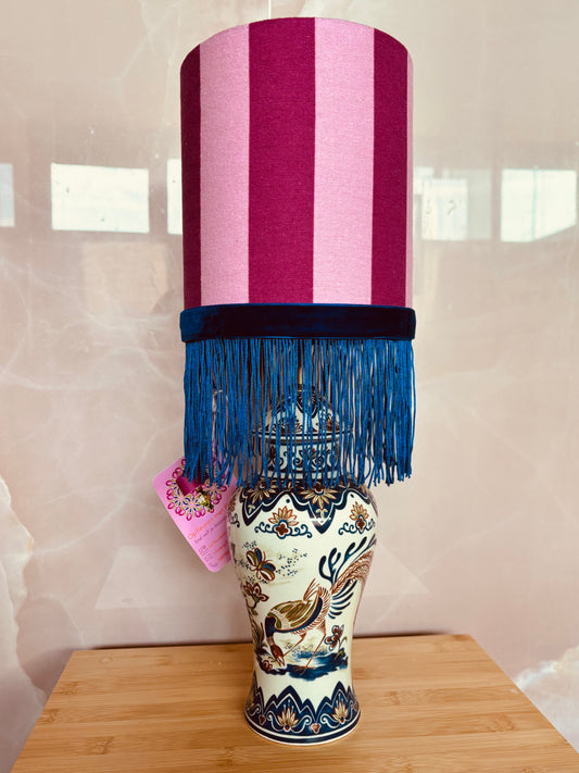 Lampenvoet met vogels