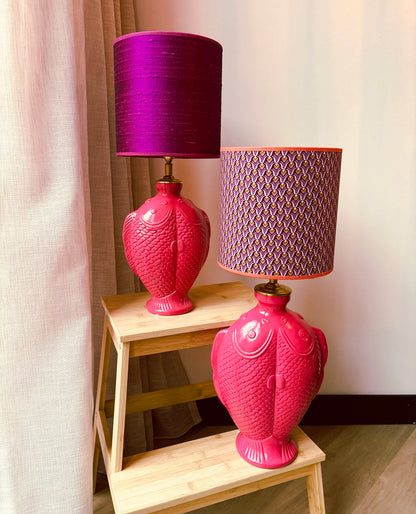 Vislampenvoet fuchsia klein