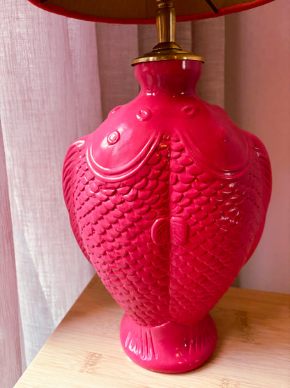 Vislampenvoet fuchsia klein