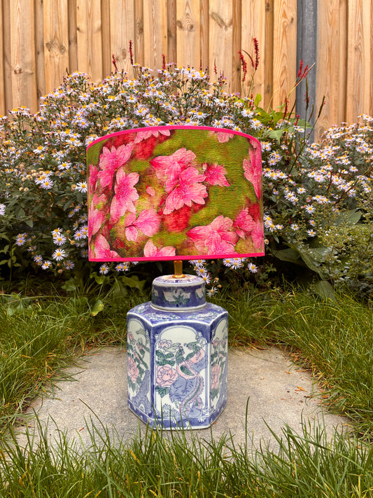 Zeshoekige dekselvaaslampenvoet