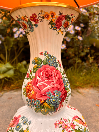 Gebloemde lampenvoet