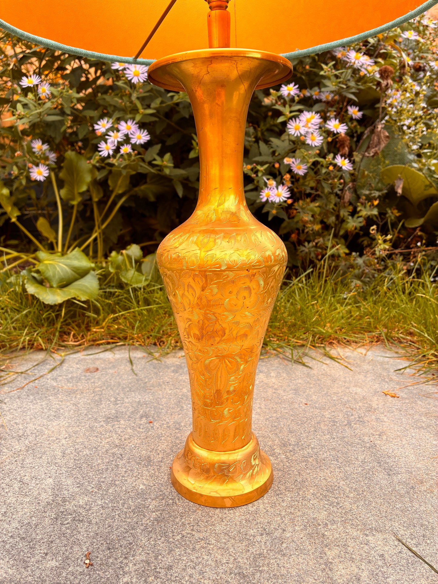 Gouden/koperen lampenvoet