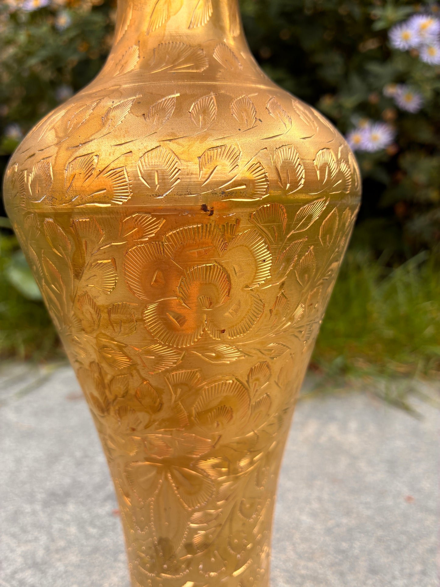 Gouden/koperen lampenvoet