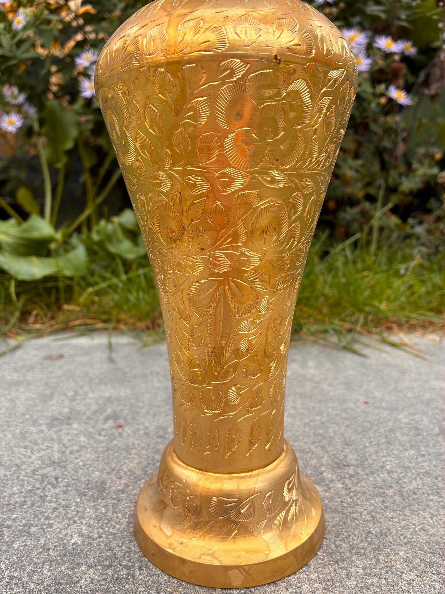 Gouden/koperen lampenvoet