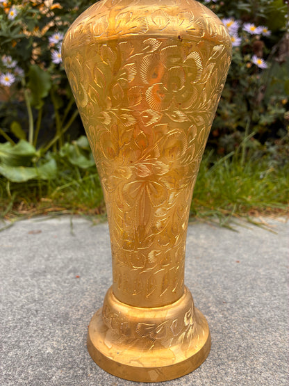 Gouden/koperen lampenvoet