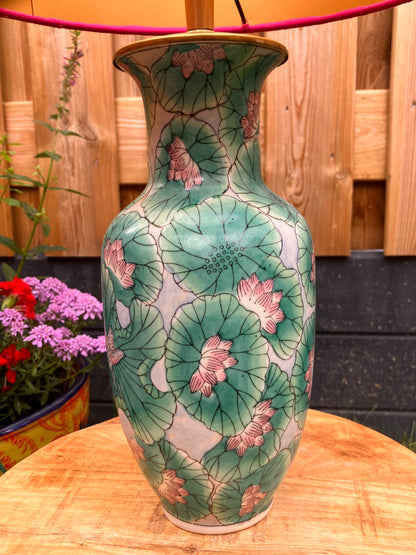 Turquoise lampenvoet