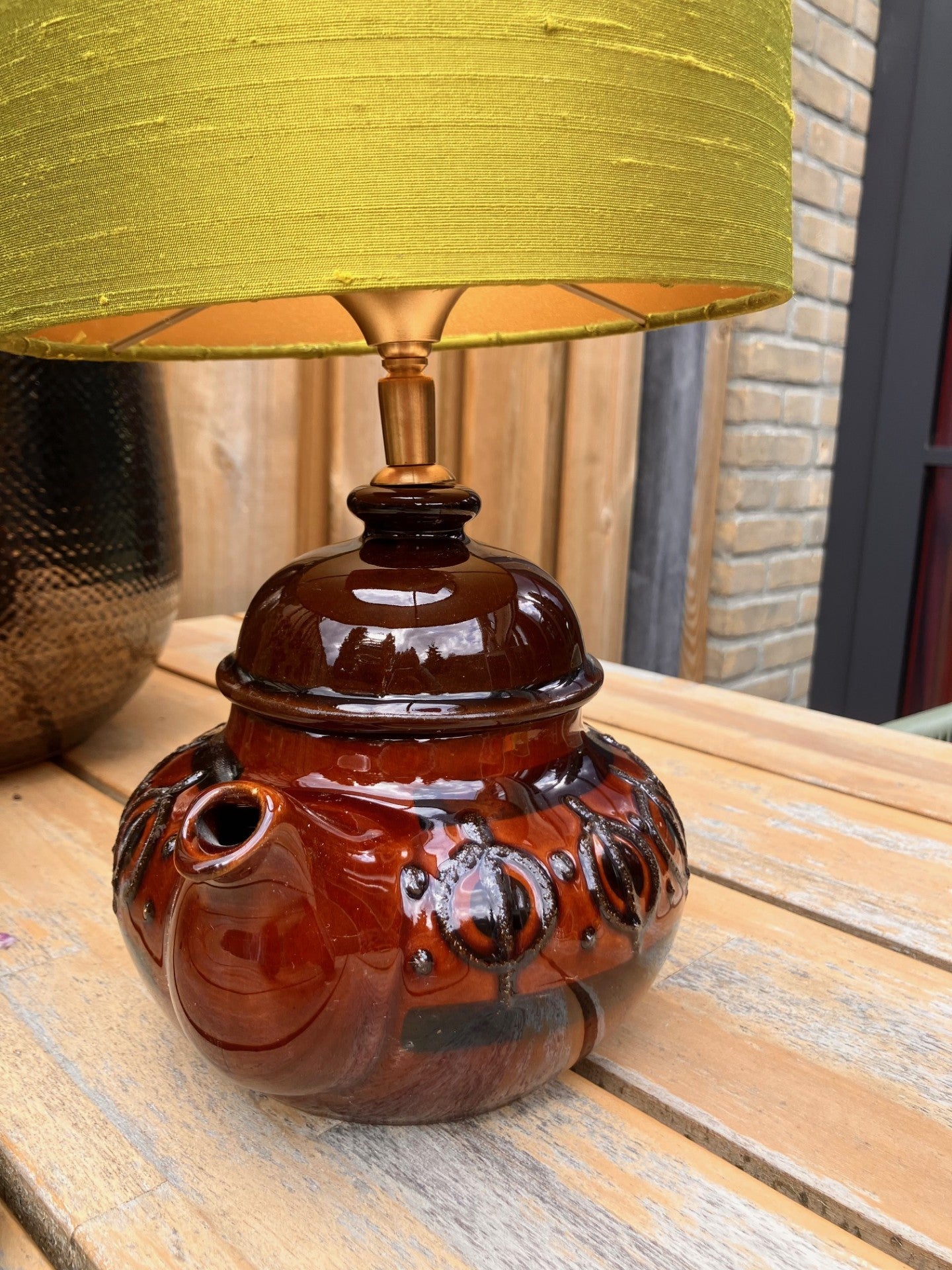 Lampenvoet theepot