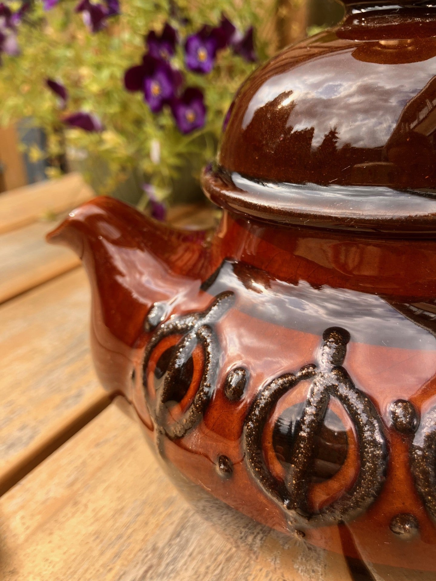 Lampenvoet theepot