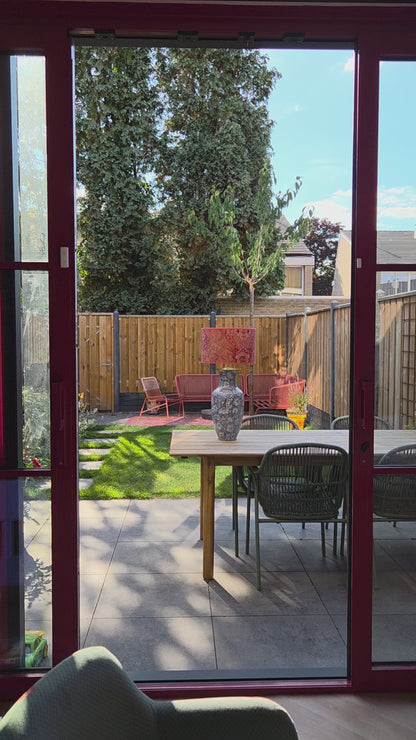 Grote glimmende lampenvoet