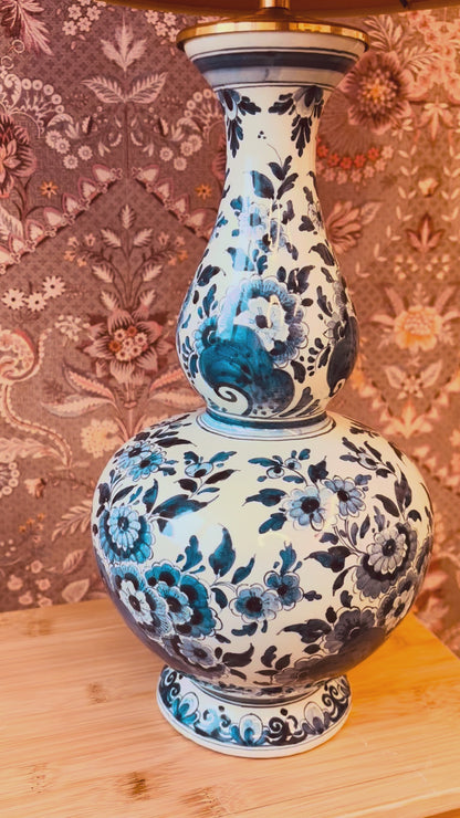 Grote Delftsblauwe lampenvoet
