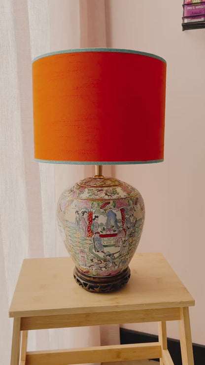 Chinese dekselvaaslampenvoet