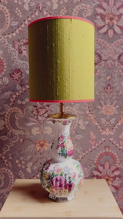 Gebloemde lampenvoet