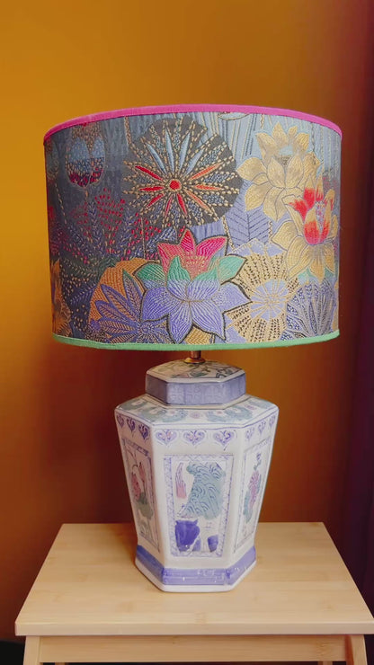 Zeshoekige gemberpotlampenvoet