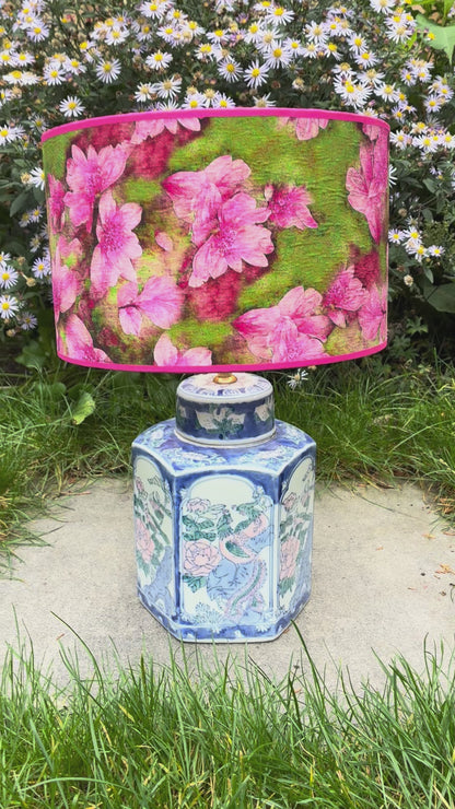 Zeshoekige dekselvaaslampenvoet