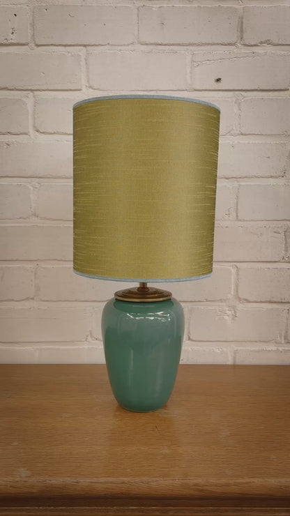 Turquoise lampenvoet