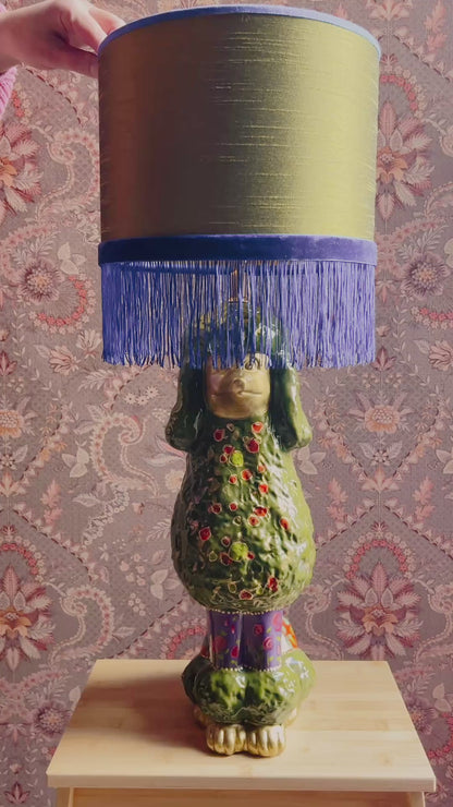 Poedellampenvoet groen